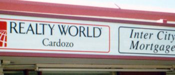 Realty World Sign